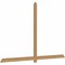 Ekena Millwork Eugene Smooth Timber Gable Bracket, Western Red Cedar, 96"W x 60"H x 1 1/2"D x 3 1/2"F, 15/12 Pitch GBW096X60X0204EUG00SWR - alternate 3